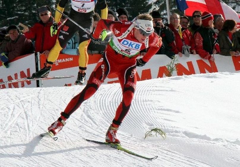 Tarjei Bø i Hochfilzen. Foto: Jan Gustavsson